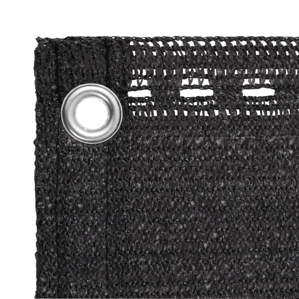 vidaXL Διαχωριστικό Βεράντας Ανθρακί 90 x 400 εκ. από HDPE