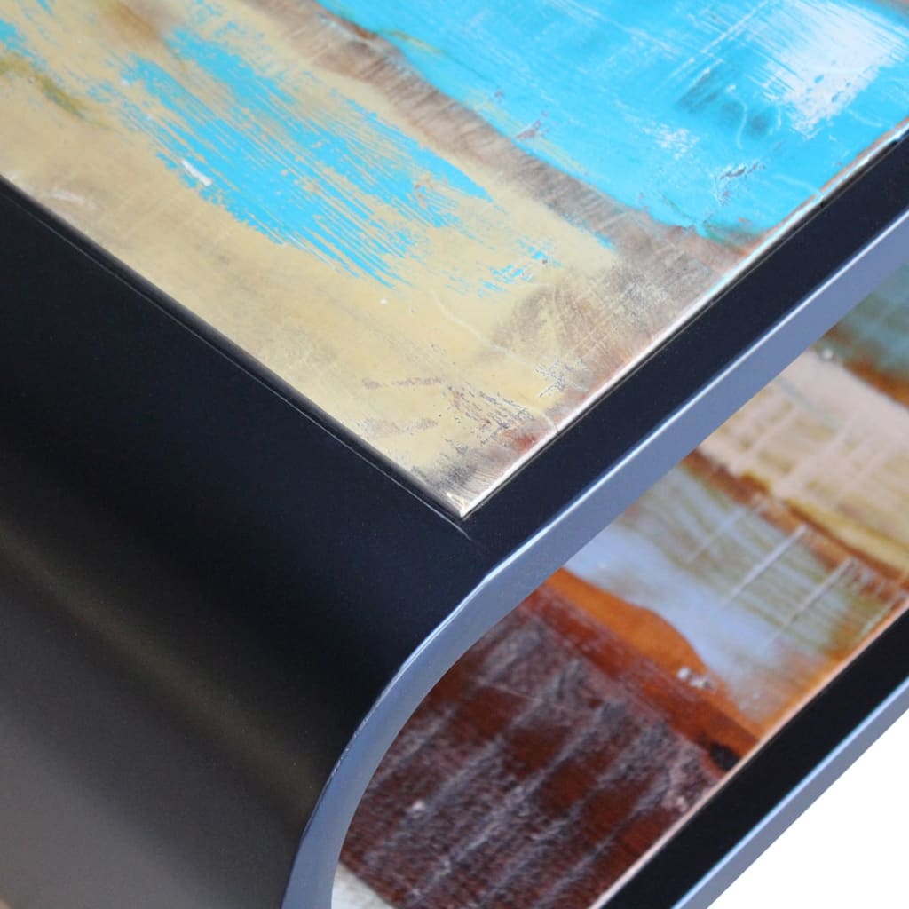 vidaXL Τραπεζάκι Σαλονιού από Μασίφ Ανακυκλωμένο Ξύλο