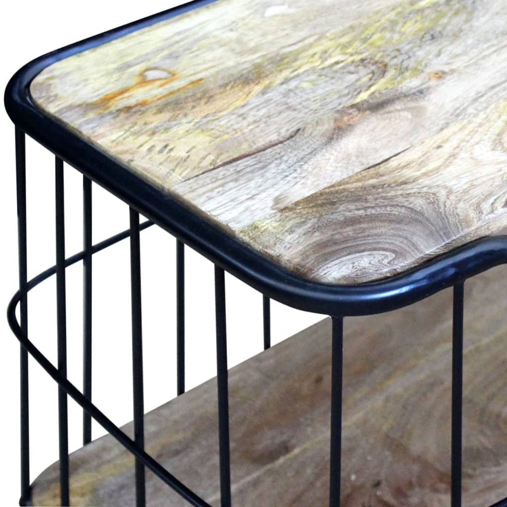 vidaXL Έπιπλο Τηλεόρασης 100 x 40 x 45 εκ. από Μασίφ Ξύλο Μάνγκο