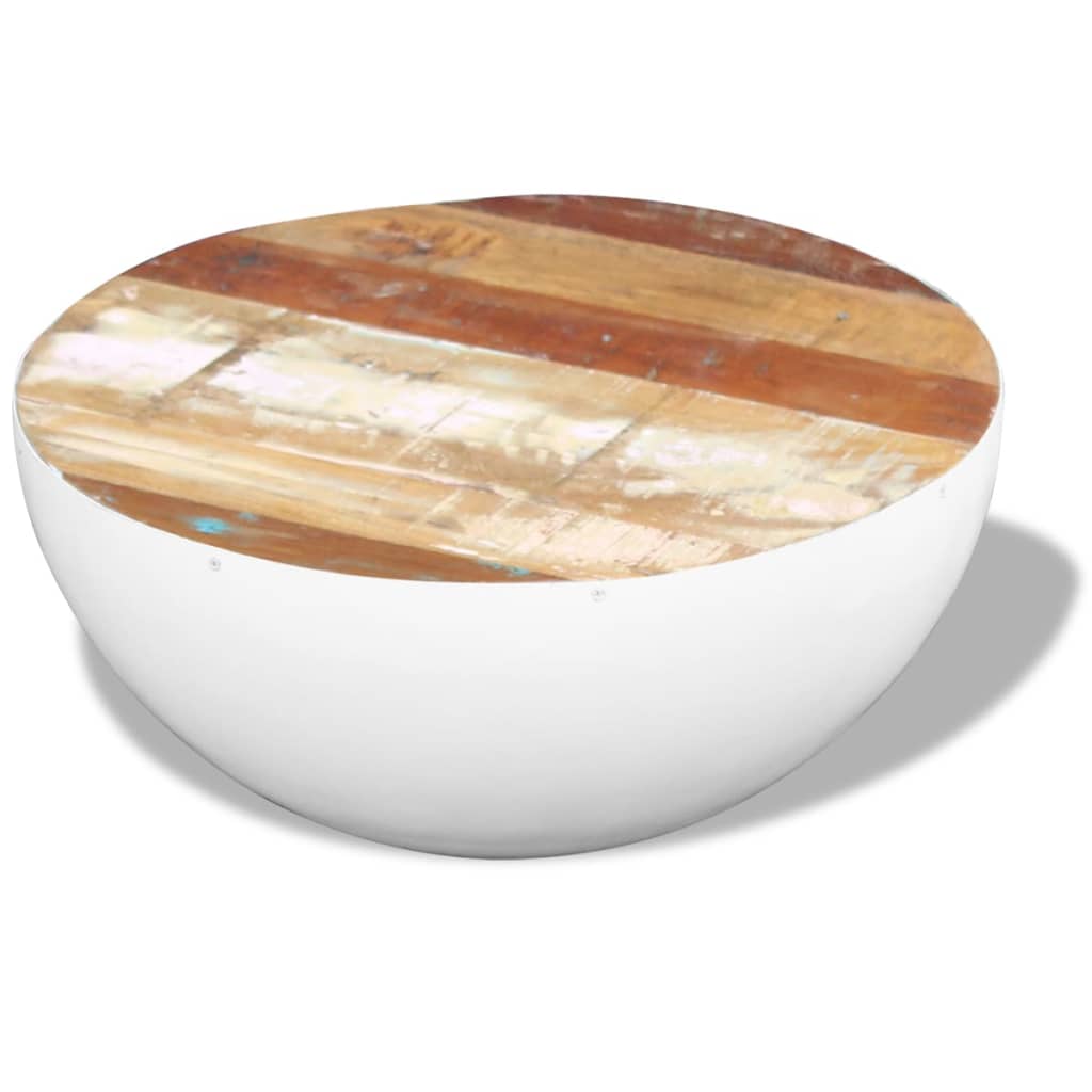 vidaXL Τραπεζάκι Σαλονιού Ημισφαιρικό 60x60x30 εκ. Ανακυκλωμένο Ξύλο