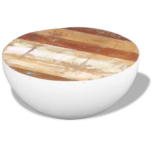 vidaXL Τραπεζάκι Σαλονιού Ημισφαιρικό 60x60x30 εκ. Ανακυκλωμένο Ξύλο