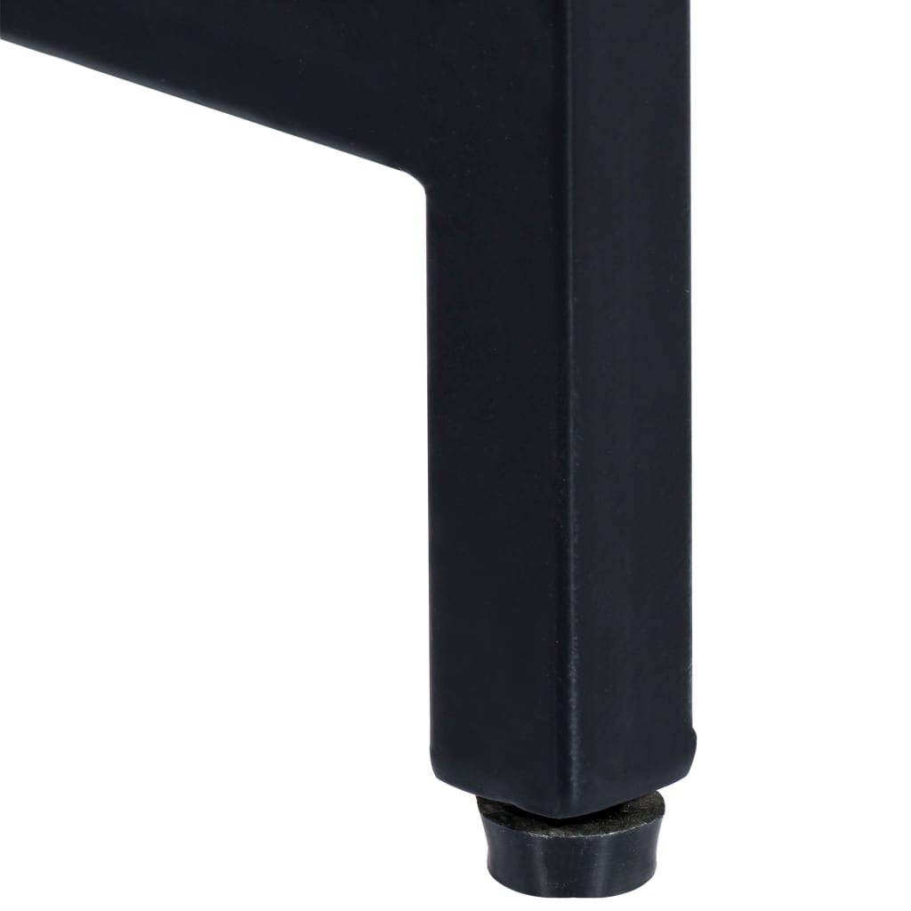 vidaXL Τραπέζι Κονσόλα 140x35x76 εκ. από Μασίφ Ακατέργαστο Ξύλο Μάνγκο