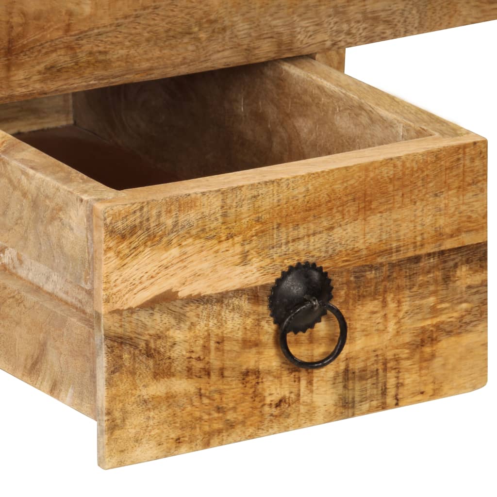 vidaXL Γραφείο με 2 Συρτάρια 110 x 50 x 77 εκ. από Μασίφ Ξύλο Μάνγκο