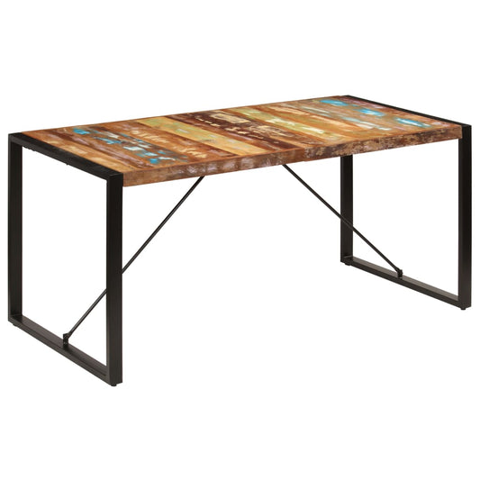 vidaXL Τραπεζαρία 160 x 80 x 75 εκ. από Μασίφ Ανακυκλωμένο Ξύλο