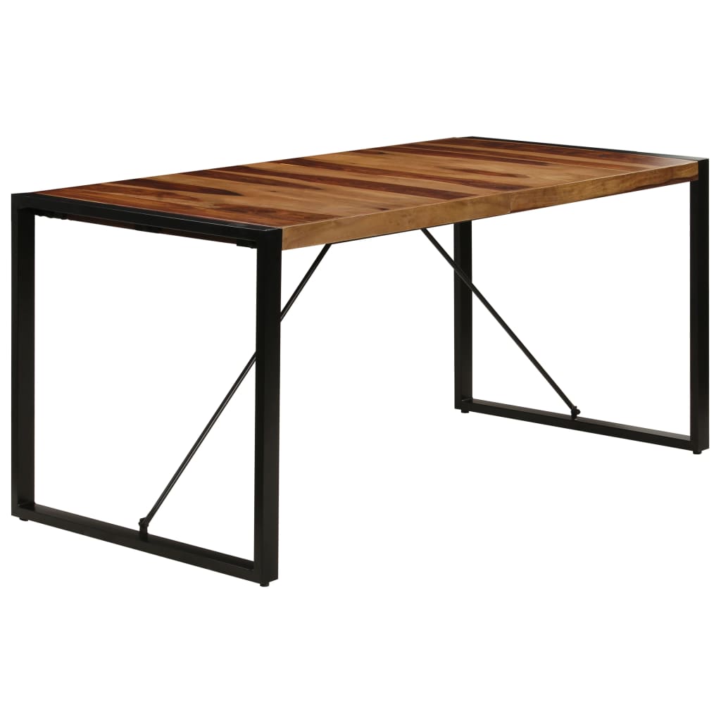 vidaXL Τραπεζαρία 160 x 80 x 75 εκ. από Μασίφ Ξύλο Ακακίας