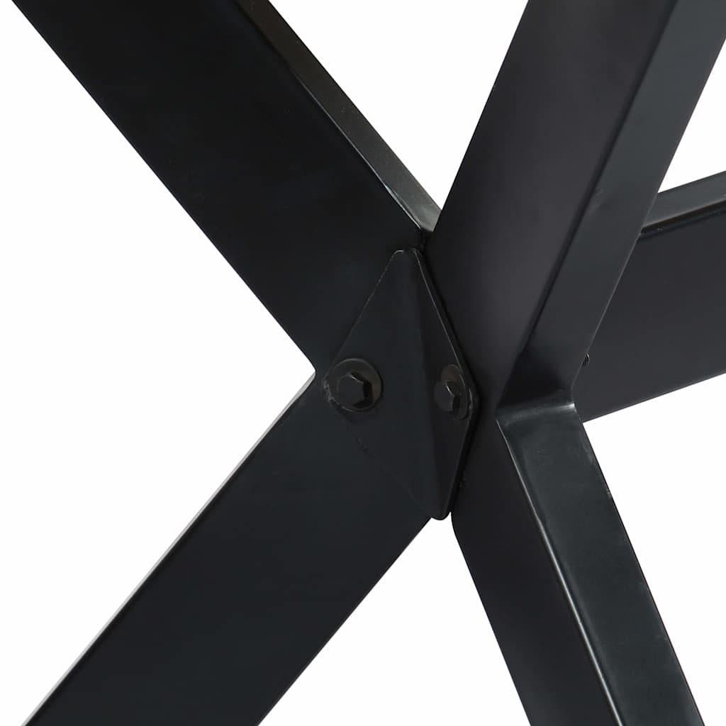 vidaXL Τραπεζαρία Λευκή 120 x 60 x 75 εκ. από Μασίφ Ξύλο Μάνγκο