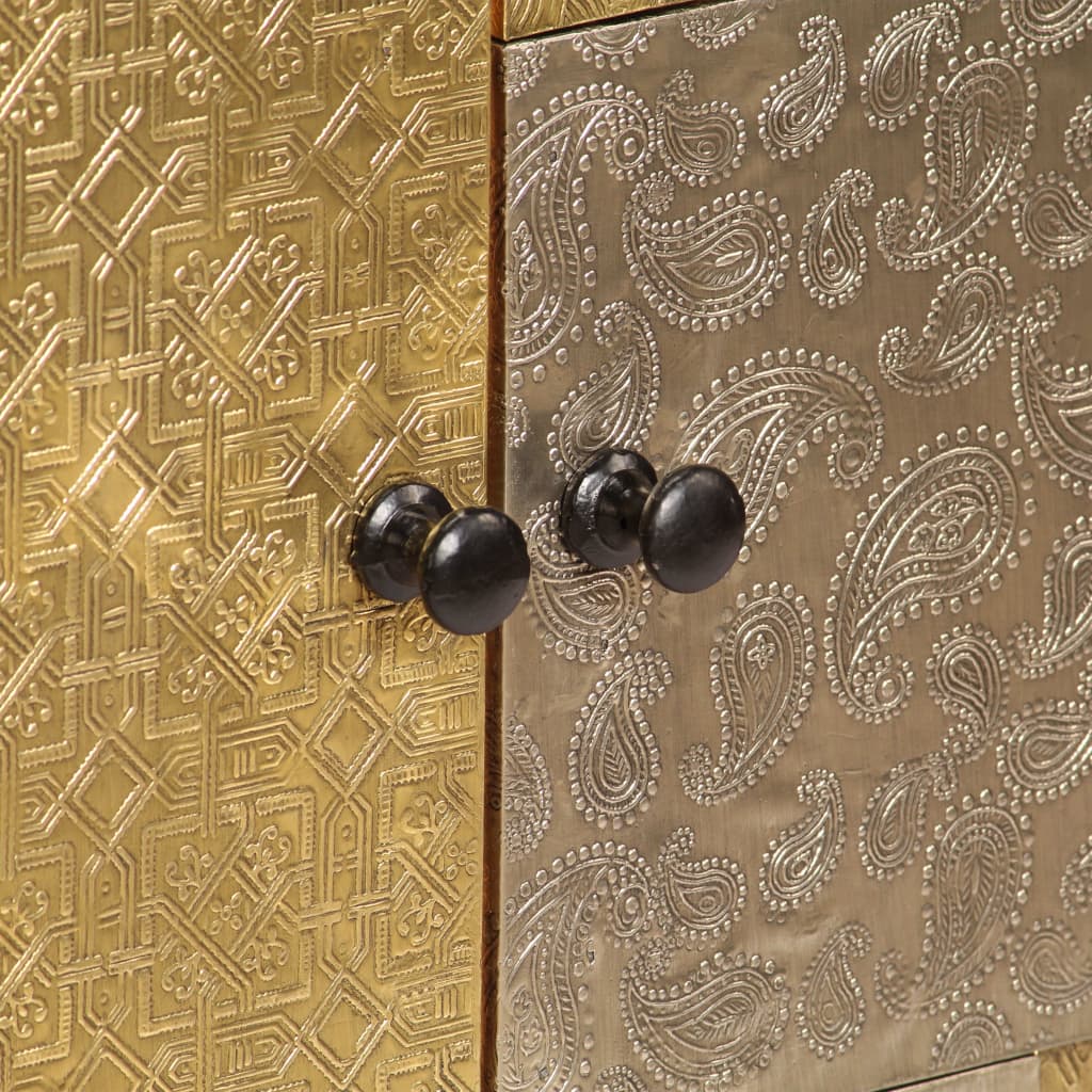 vidaXL Ντουλάπι / Ψηλός Μπουφές 80 x 30 x 75 εκ. Μασίφ Ξύλο Ακακίας