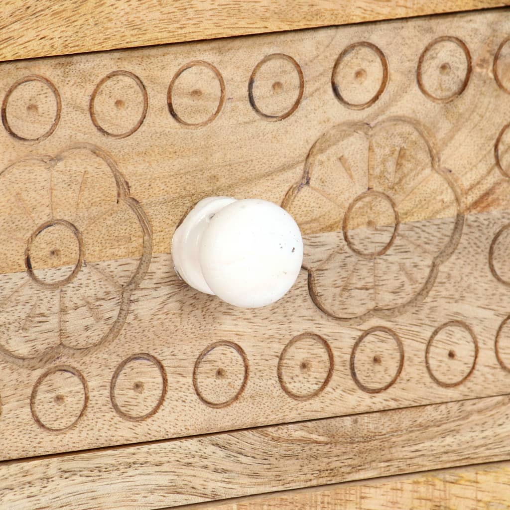 vidaXL Έπιπλο Τηλεόρασης 120 x 30 x 40 εκ. από Μασίφ Ξύλο Μάνγκο