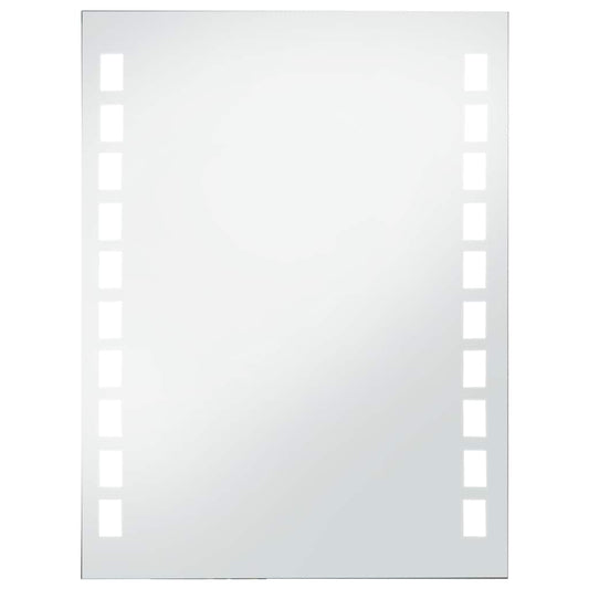 vidaXL Καθρέφτης Μπάνιου Τοίχου με LED 60 x 80 εκ.