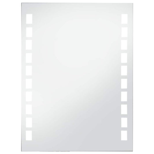 vidaXL Καθρέφτης Μπάνιου Τοίχου με LED 60 x 80 εκ.