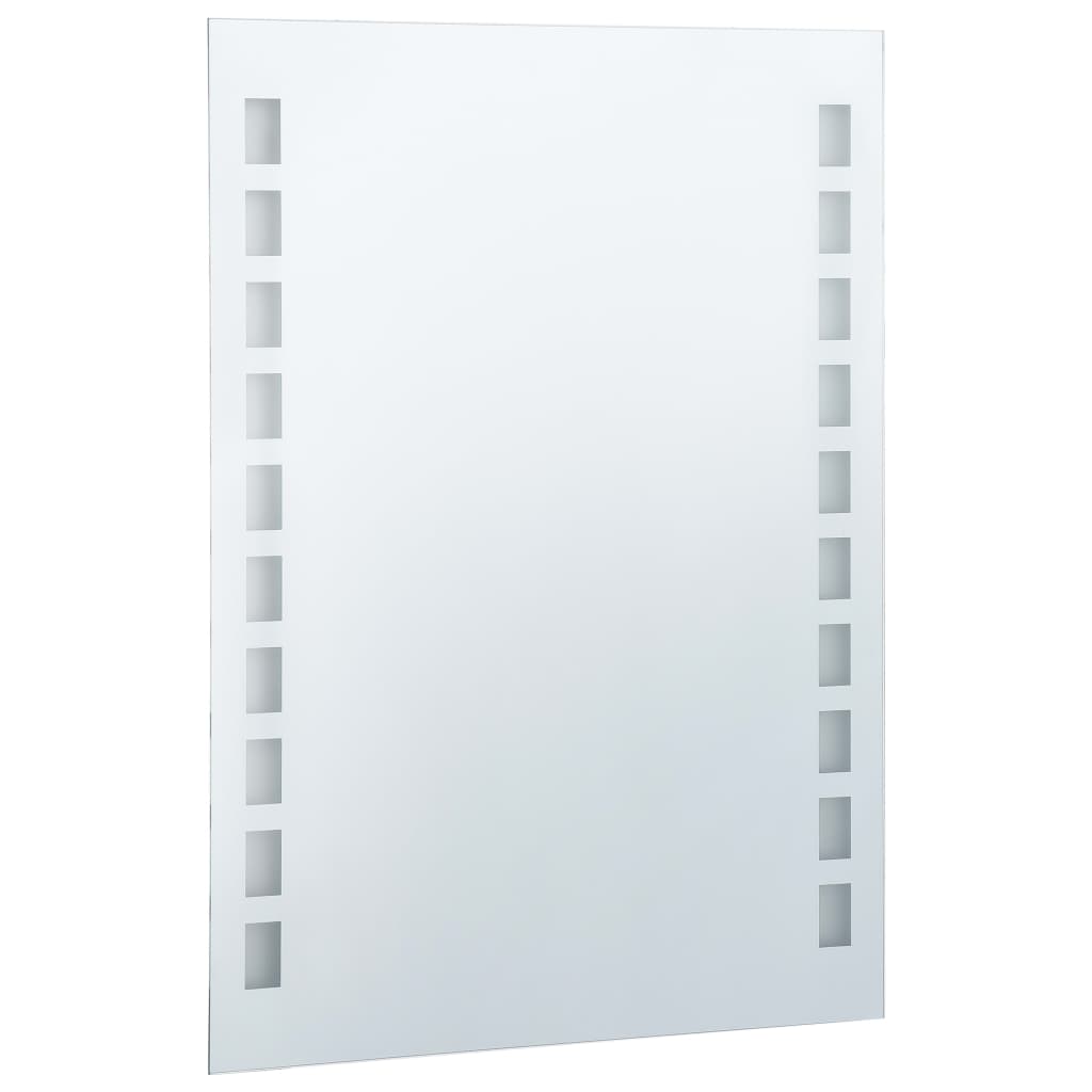 vidaXL Καθρέφτης Μπάνιου Τοίχου με LED 60 x 80 εκ.
