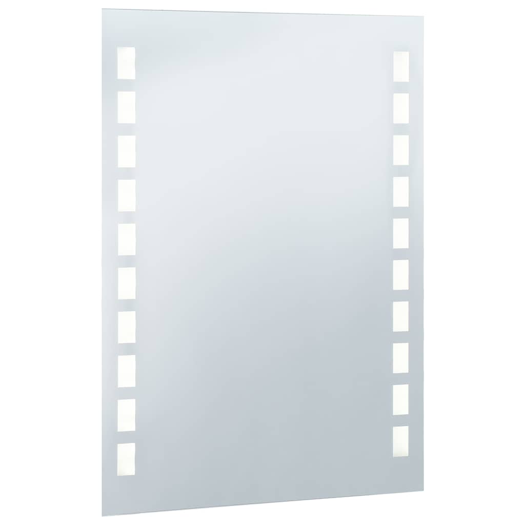 vidaXL Καθρέφτης Μπάνιου Τοίχου με LED 60 x 80 εκ.