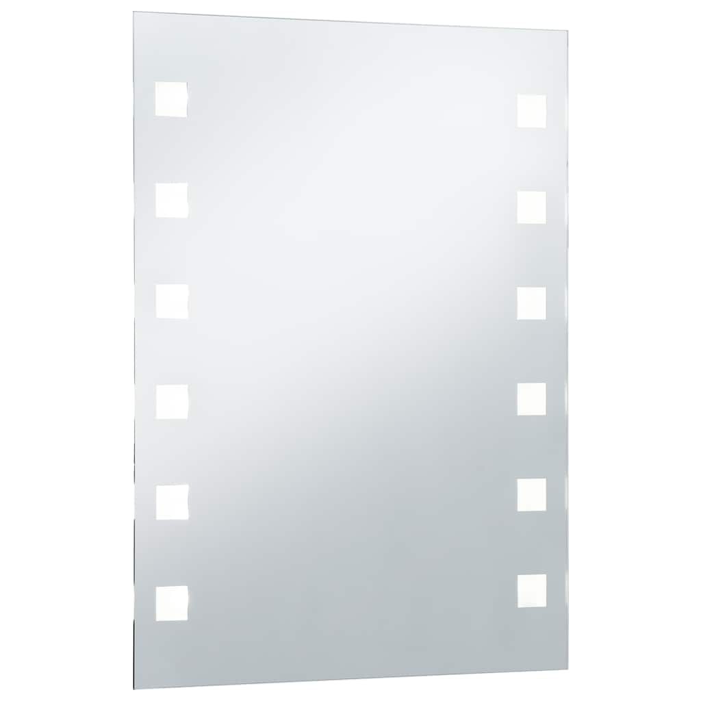 vidaXL Καθρέφτης Μπάνιου Τοίχου με LED 60 x 80 εκ.