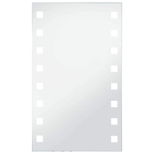 vidaXL Καθρέφτης Μπάνιου Τοίχου με LED 60 x 100 εκ.