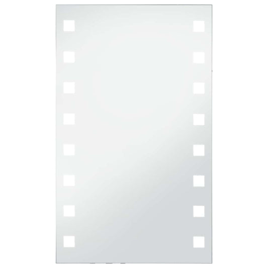 vidaXL Καθρέφτης Μπάνιου Τοίχου με LED 60 x 100 εκ.