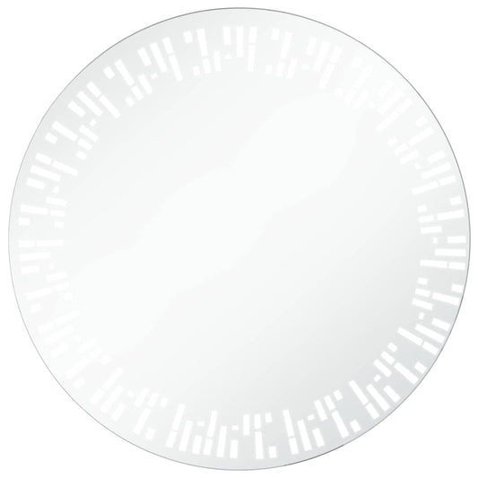 vidaXL Καθρέφτης Μπάνιου με LED 80 εκ.