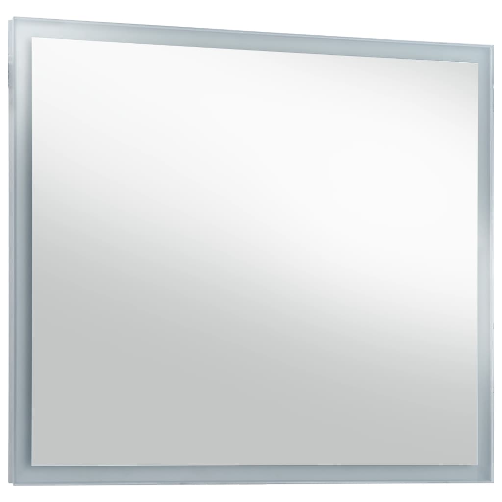 vidaXL Καθρέφτης Μπάνιου Τοίχου με LED 80 x 60 εκ.