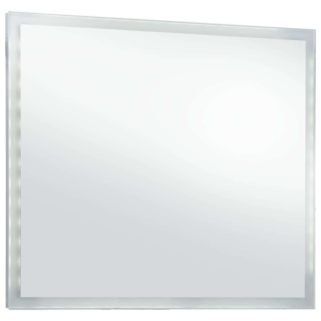 vidaXL Καθρέφτης Μπάνιου Τοίχου με LED 80 x 60 εκ.