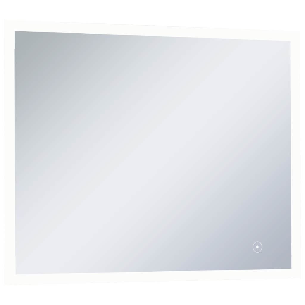 vidaXL Καθρέφτης Μπάνιου Τοίχου με LED/Αισθητήρα Κίνησης 80 x 60 εκ.