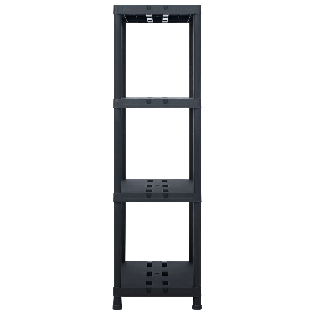 vidaXL Ραφιέρα Μαύρη 220 κ. 90 x 40 x 138 εκ. Πλαστική