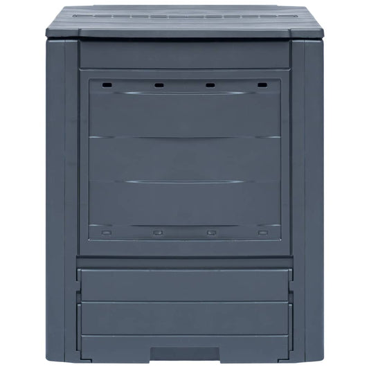 vidaXL Κομποστοποιητής Κήπου Γκρι 60 x 60 x 73 εκ. 260 Λίτρα