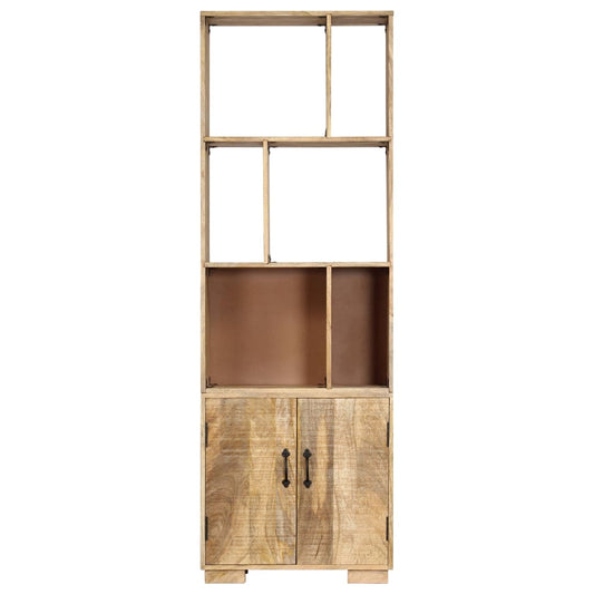 vidaXL Βιβλιοθήκη 60 x 35 x 180 εκ. από Μασίφ Ξύλο Μάνγκο