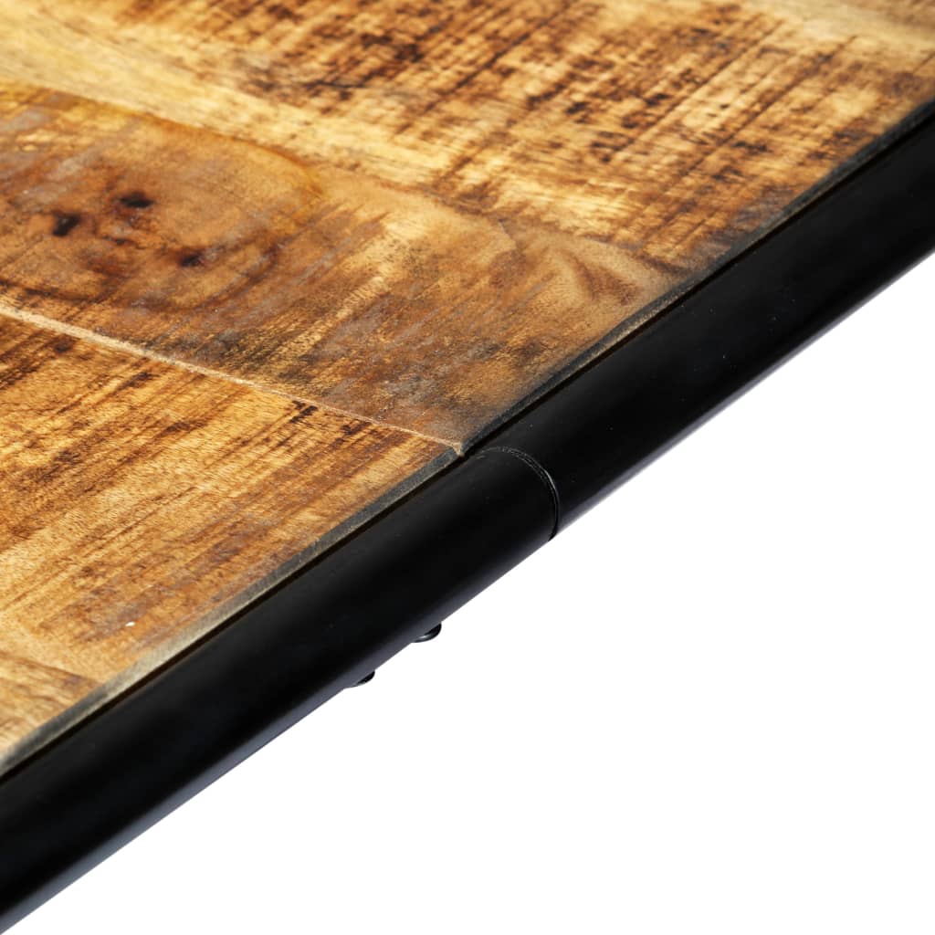 vidaXL Τραπεζαρία 180 x 90 x 76 εκ. από Μασίφ Ακατέργαστο Ξύλο Μάνγκο