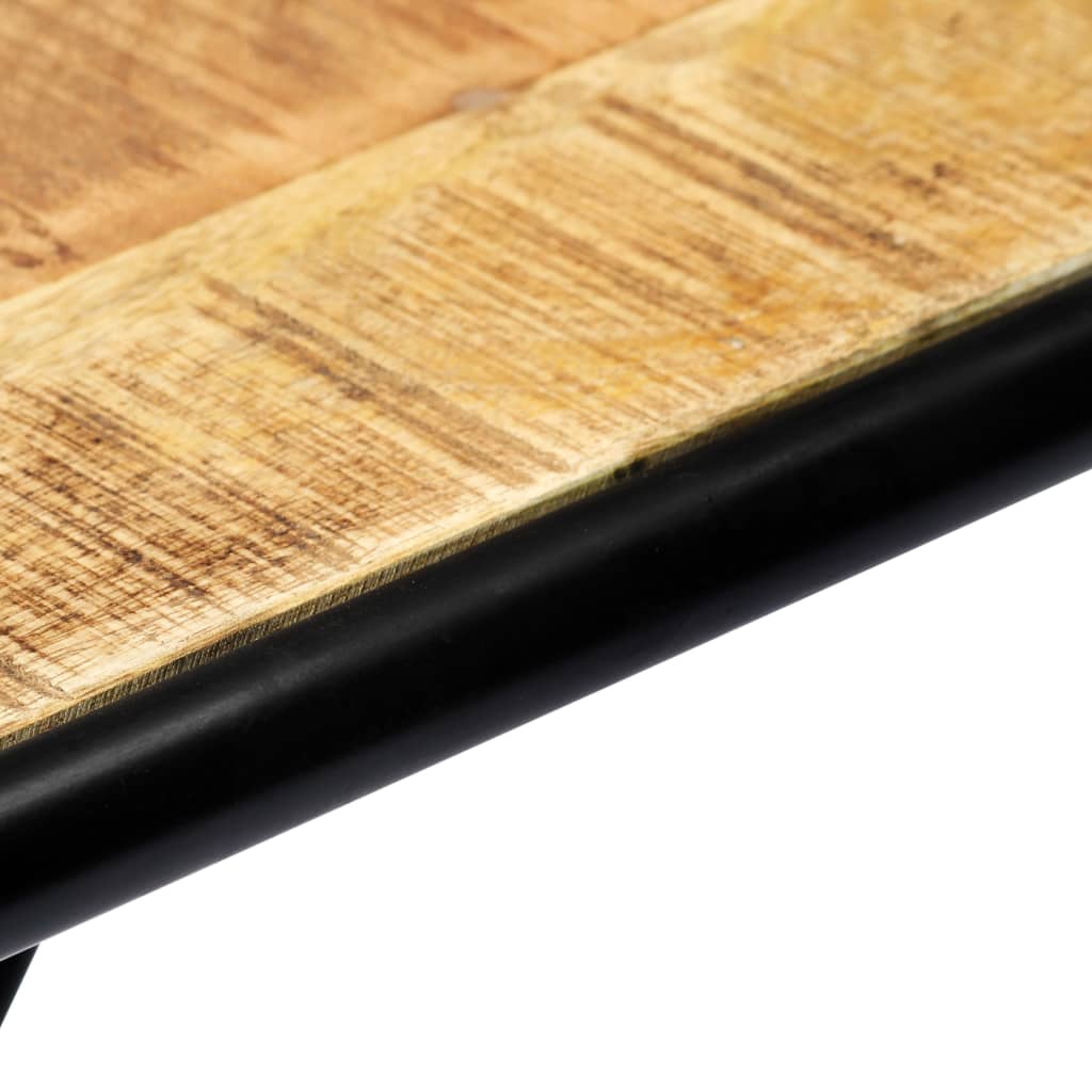 vidaXL Τραπέζι Κονσόλα 140x35x76 εκ. από Μασίφ Ακατέργαστο Ξύλο Μάνγκο