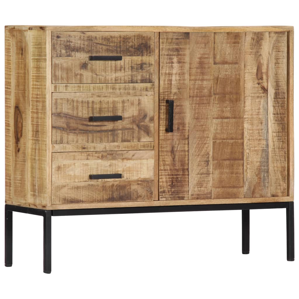 vidaXL Ντουλάπι με Συρτάρια 88 x 30 x 71 εκ. από Μασίφ Ξύλο Μάνγκο