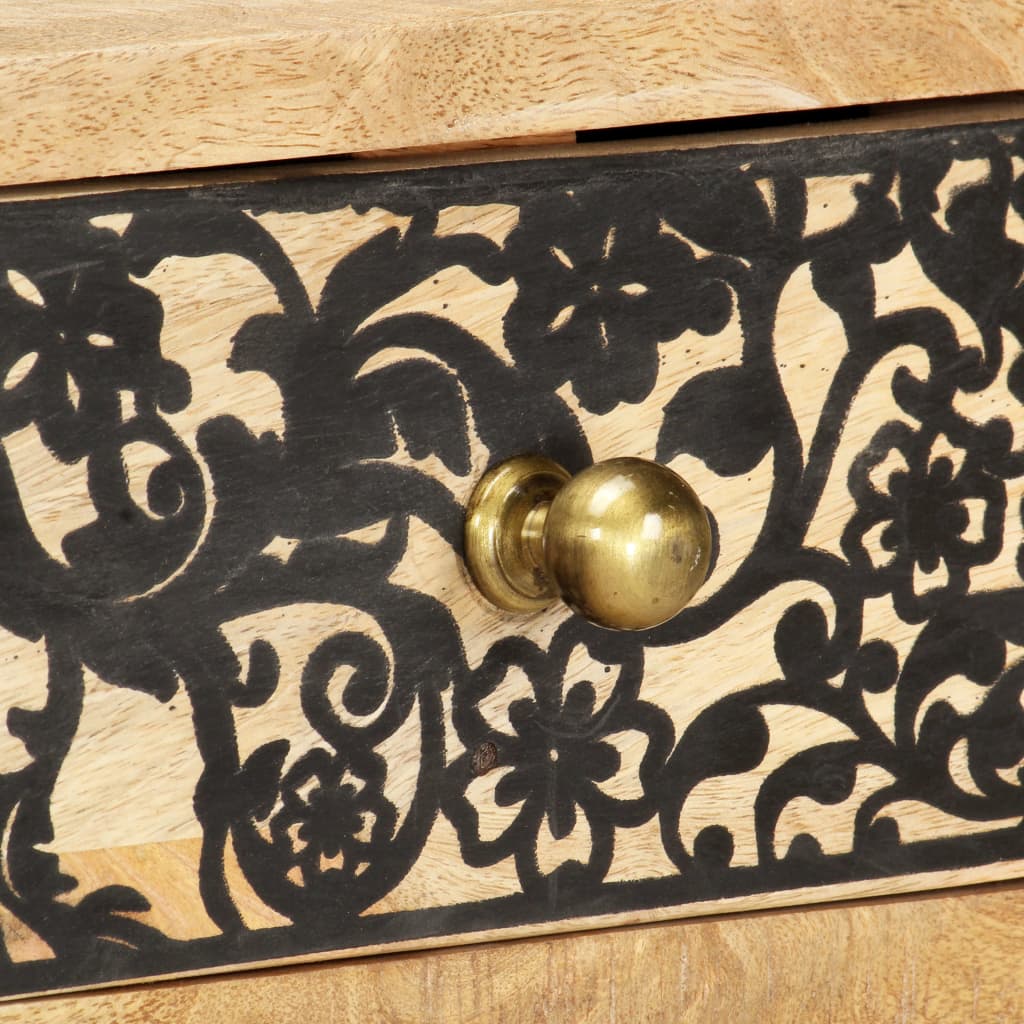 vidaXL Έπιπλο Τηλεόρασης 100 x 30 x 45 εκ. από Μασίφ Ξύλο Μάνγκο