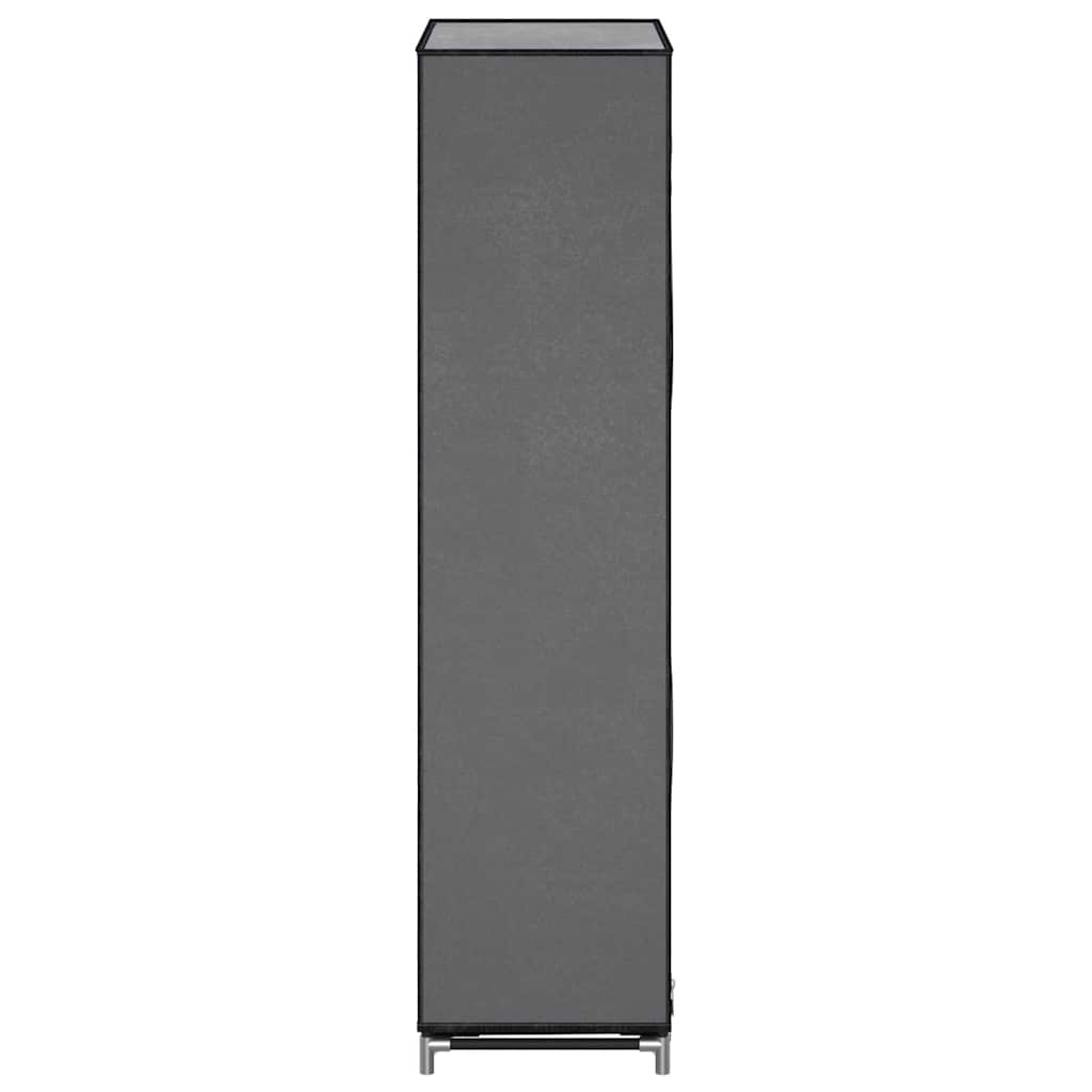 vidaXL Παπουτσοθήκη με Κάλυμμα Γκρι 58x28x106 εκ. Ύφασμα