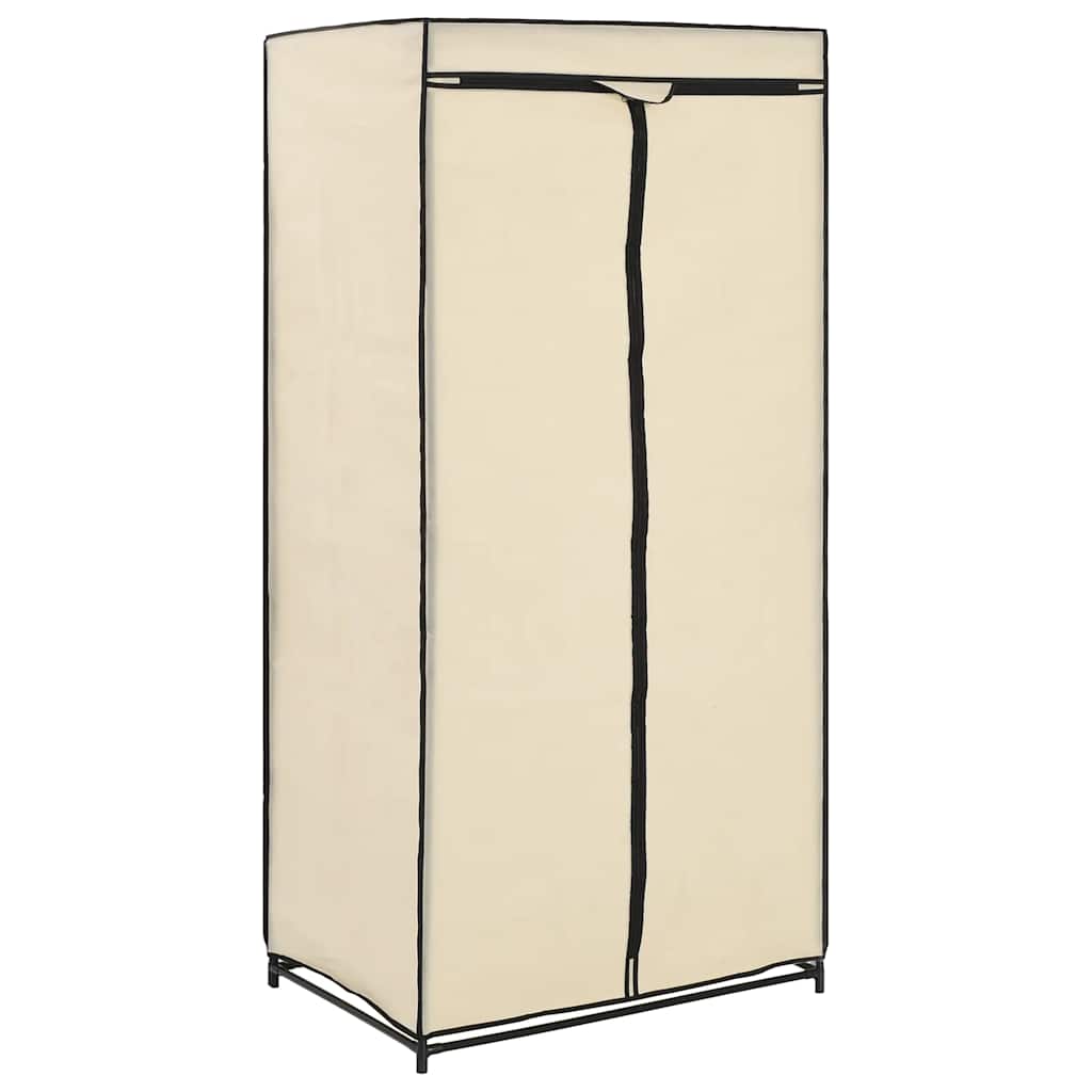 vidaXL Ντουλάπα Κρεμ 75x50x160 εκ.
