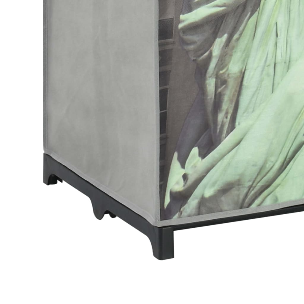 vidaXL Ντουλάπα Νέα Υόρκη 75 x 45 x 160 εκ. Υφασμάτινη
