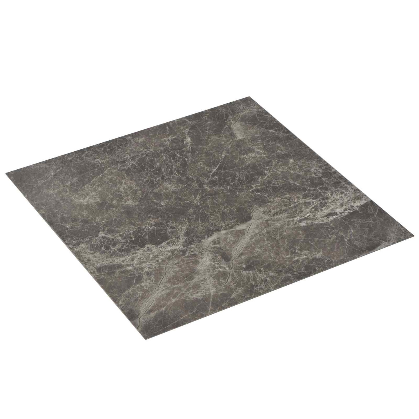 vidaXL Πλάκες Δαπέδου 55 pcs Μαύρο 5,11 τ.μ. PVC