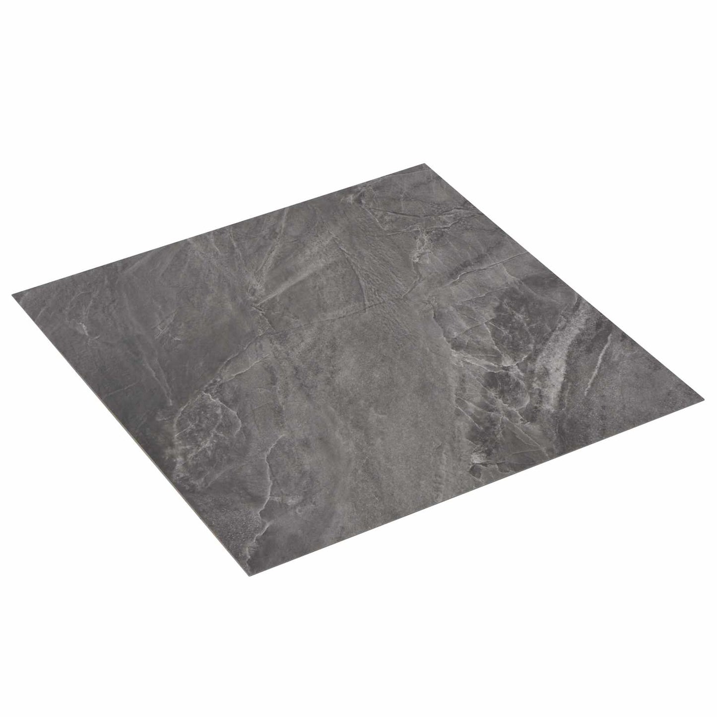 vidaXL Πλάκες Δαπέδου 5,11 τ.μ. 55 pcs PVC Μαύρο και Λευκό