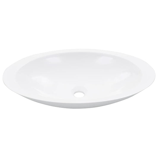vidaXL Νιπτήρας Λευκός 59,3x35,1x10,7 εκ. Συνθετικός Τεχνητό Μάρμαρο
