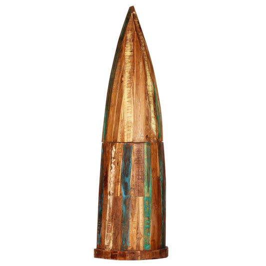 vidaXL Ραφιέρα/Σταντ Κρασιών 50x40x180 εκ. από Μασίφ Ανακυκλωμένο Ξύλο