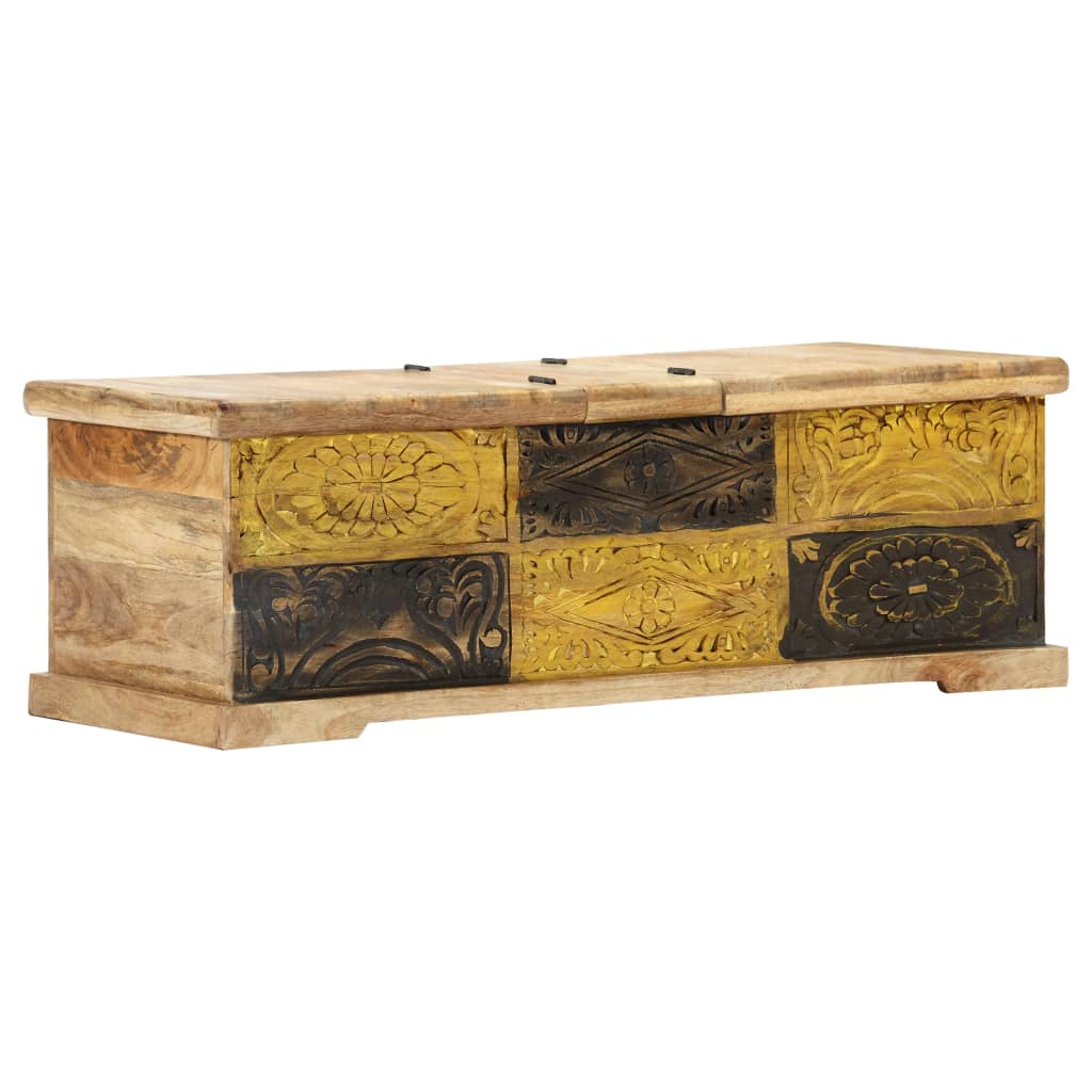 vidaXL Τραπεζάκι Σαλονιού 100 x 50 x 35 εκ. από Μασίφ Ξύλο Μάνγκο