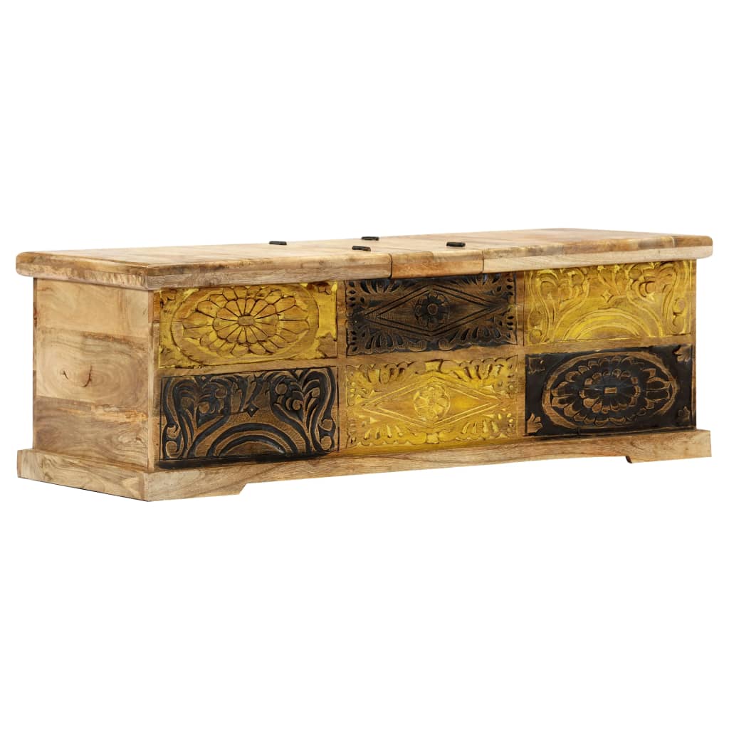 vidaXL Τραπεζάκι Σαλονιού 100 x 50 x 35 εκ. από Μασίφ Ξύλο Μάνγκο