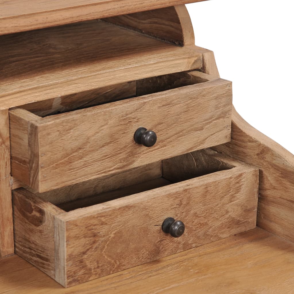 vidaXL Γραφείο 90 x 50 x 100 εκ. από Μασίφ Ξύλο Teak