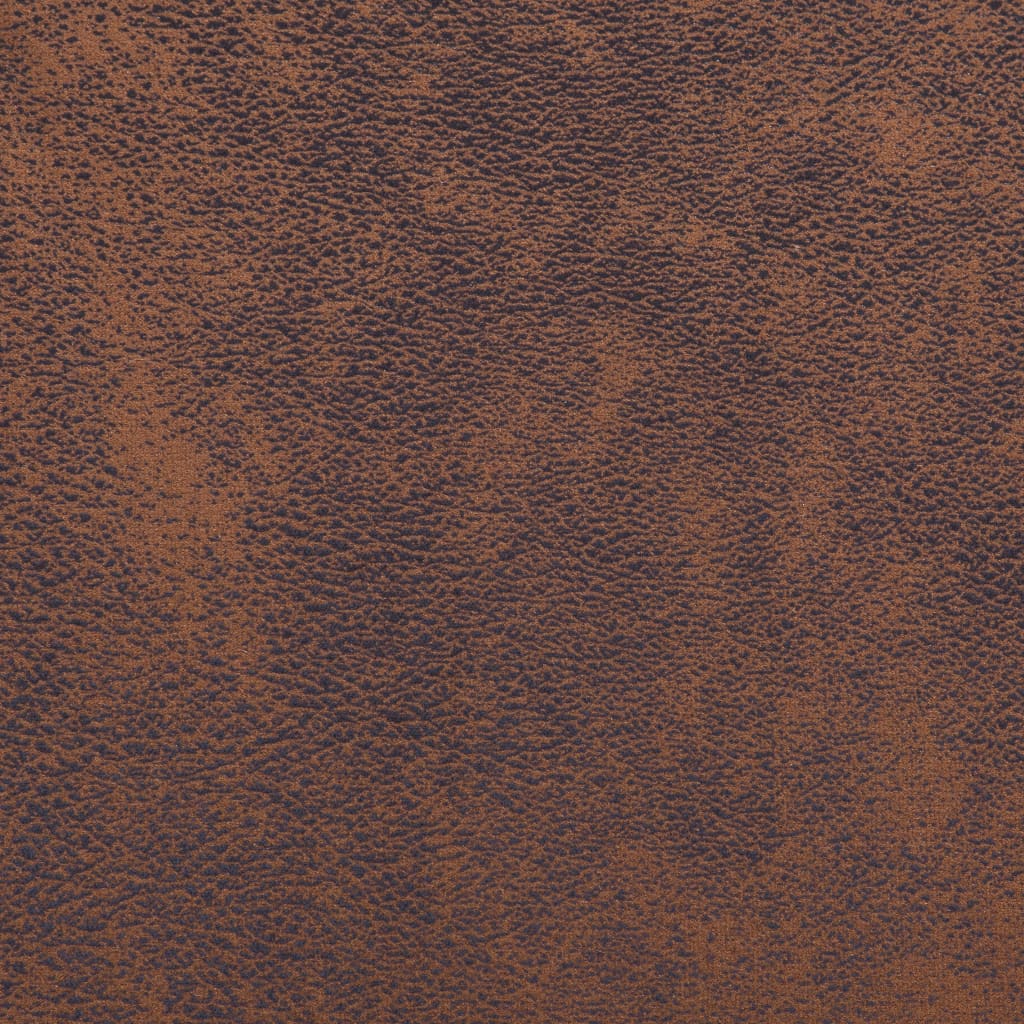 vidaXL Πολυθρόνα Cube Καφέ από Συνθετικό Καστόρι