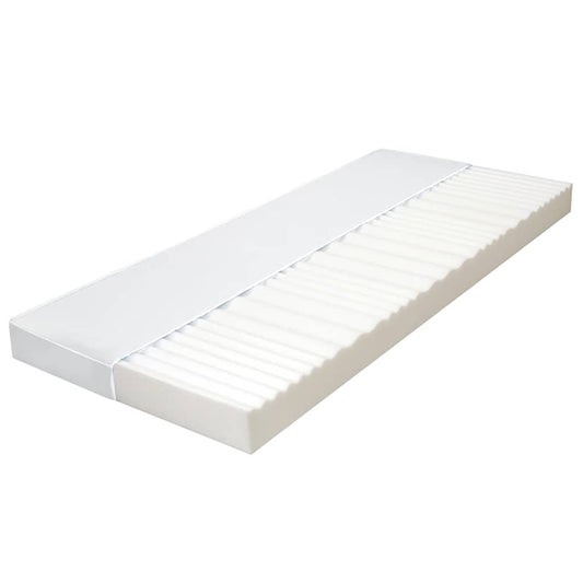 vidaXL Στρώμα με 7 Ζώνες 120x200 εκ./10 εκ. Αφρός Πολυουρεθάνης H2 H3