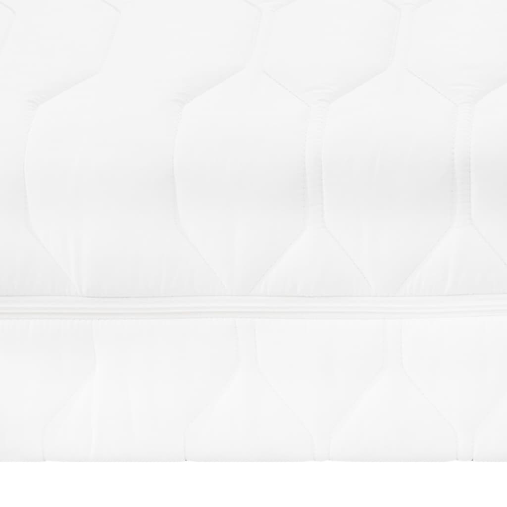 vidaXL Στρώμα με 7 Ζώνες Ανεξάρτητα Ελατήρια 90x200 εκ. / 20 εκ. H2
