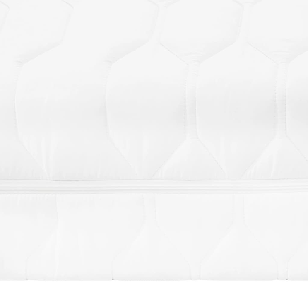 vidaXL Στρώμα με 7 Ζώνες Ανεξάρτητα Ελατήρια 140x200 εκ. / 20 εκ. H2