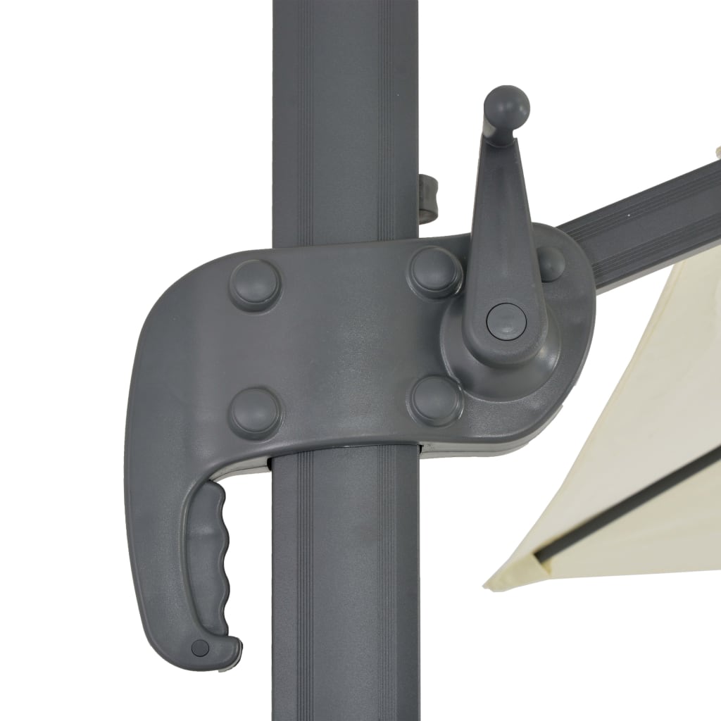 vidaXL Ομπρέλα Κήπου Χρ. Άμμου με Φορητή Βάση