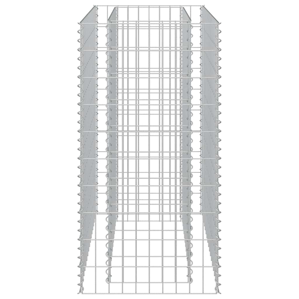 vidaXL Συρματοκιβώτιο-Γλάστρα Υπερυψωμένη 90x50x100 εκ. Γαλβ. Χάλυβας