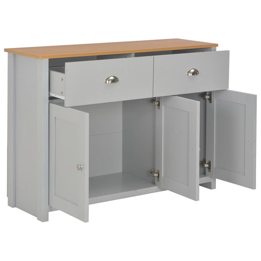 vidaXL Μπουφές Γκρι 112 x 35 x 81 εκ.