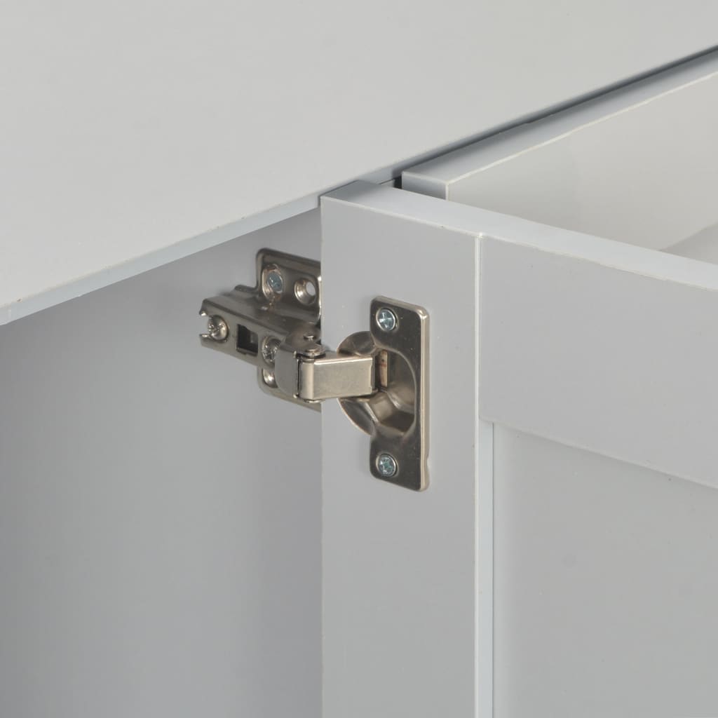 vidaXL Μπουφές Γκρι 112 x 35 x 81 εκ.