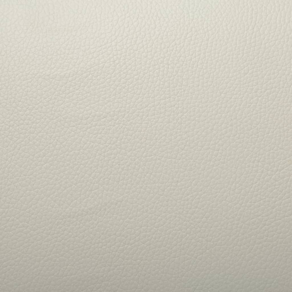 vidaXL Πολυθρόνα Κρεμ από Συνθετικό Δέρμα