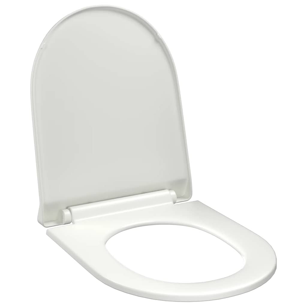 vidaXL Κάλυμμα Λεκάνης με Soft Close & Quick Release Λευκό
